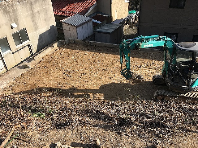 ユンボ土地